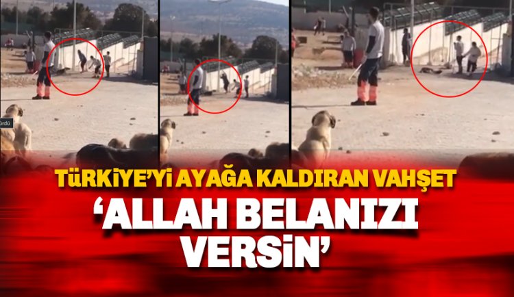 Konya'da kan donduran görüntüler: Kürekle bir canı katletti
