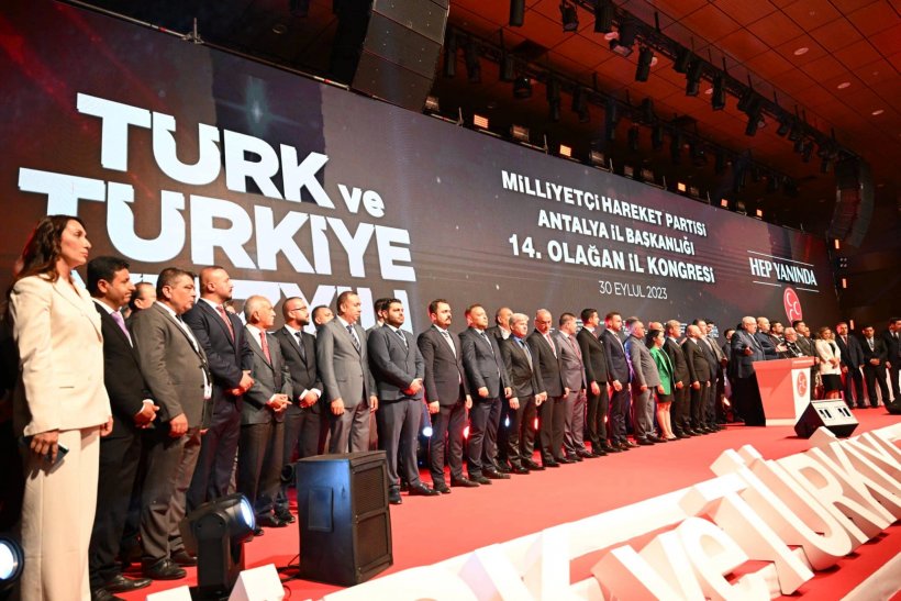 MHP İl Kongresi yapıldı: Barcın Alanya'nın Antalya'daki sesi oldu