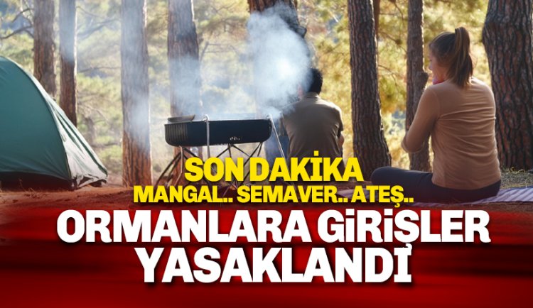 Antalya genelinde ormanlara giriş yasaklandı