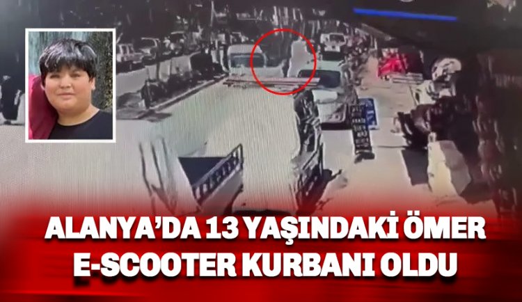 13 yaşındaki çocuk elektrikli scooter kurbanı oldu