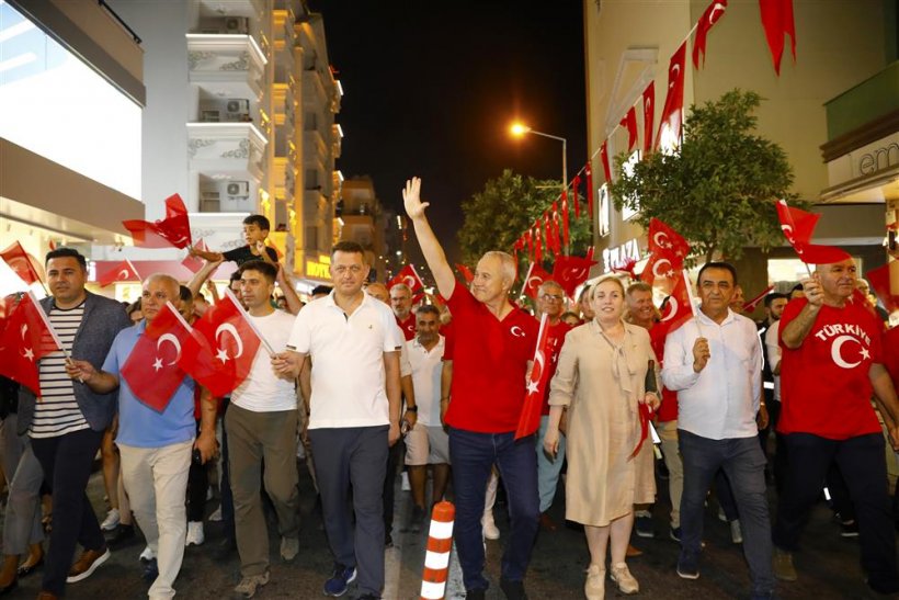 Alanya’da 30 Ağustos Zafer Bayramı coşkusu