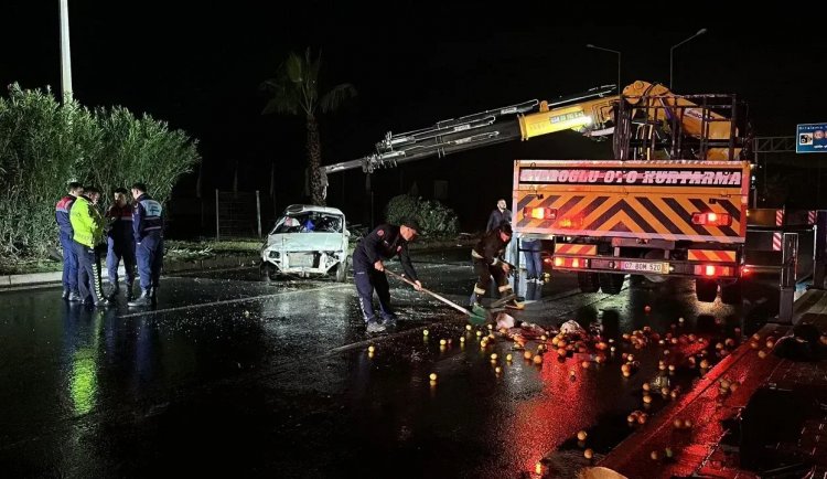 Alanya'da feci kaza 1 kişi ağır yaralandı