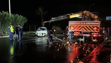 Alanya'da feci kaza 1 kişi ağır yaralandı