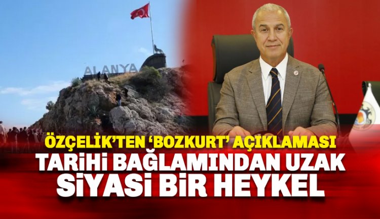 Alanya Belediyesi'nden 'Bozkurt' açıklaması: Ortak kararımızdır