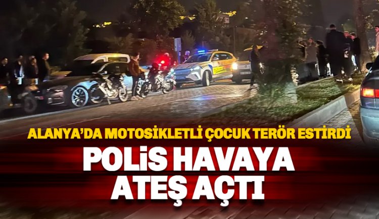 16 yaşındaki motosikletli çocuk trafikte terör estirdi