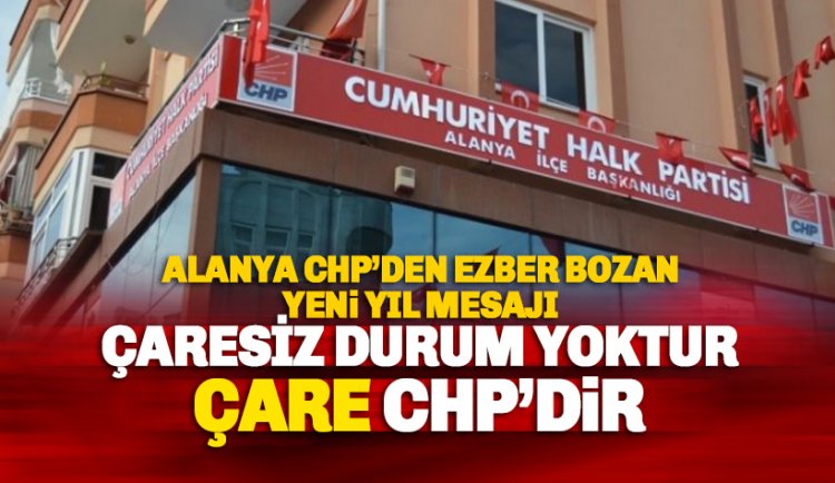 CHP Gençliğe Hitabe'ye atıfta bulundu: Çaresiz durum yoktur. Çare CHP'dir