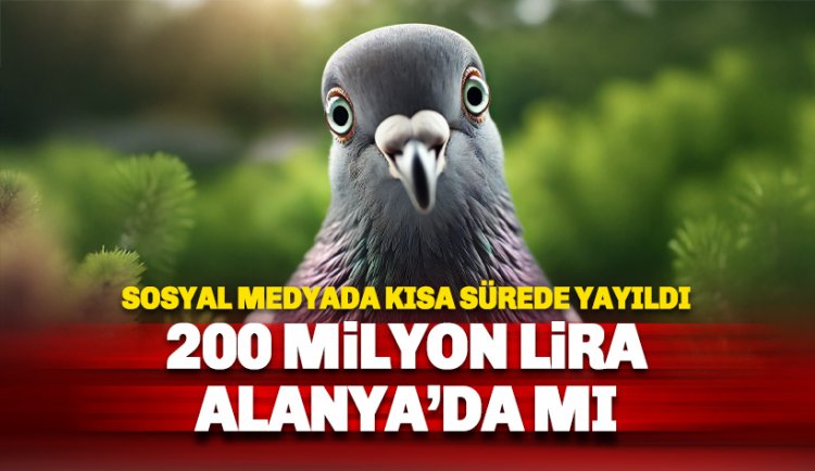 Alanya'da 200 milyon liralık ikramiye dedikodusu