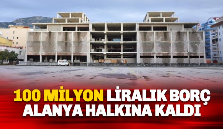 Mahmutlar AVM'nin 100 milyonluk borcu Alanya halkına kesildi