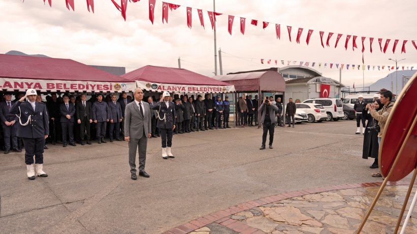 Ulu Önder Atatürk'ün Alanya'ya gelişinin 90. yıl dönümü kutlandı