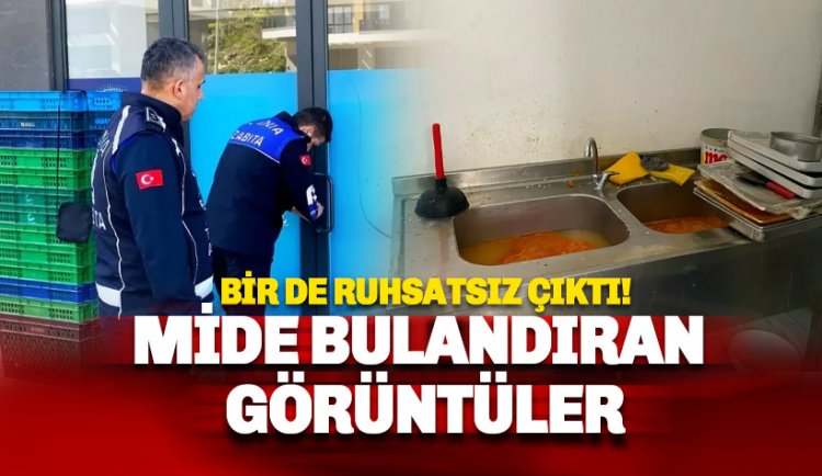 İğrenç görüntüler; Bir de ruhsatsız çıktı