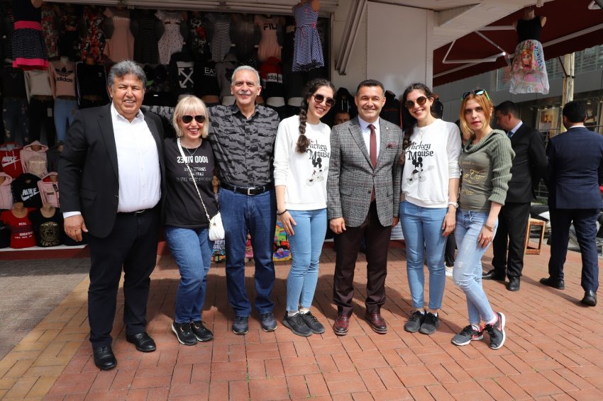 Adem Murat Yücel 25 Metreli Yol ve Atatürk Caddesi Esnafını Gezdi