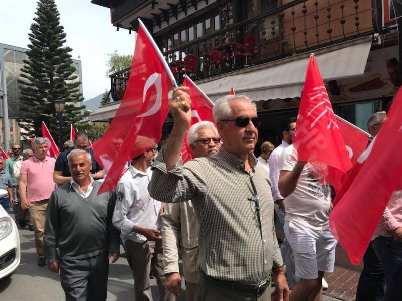 Alanya'da Fotoğraflarla 1 Mayıs Coşkusu