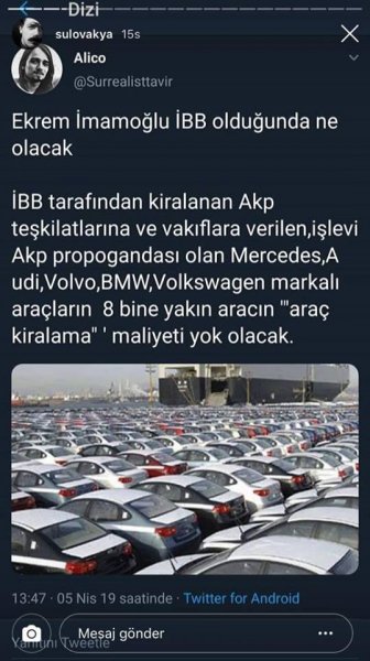 İmamoğlu İBB Başkanı Olduğunda Ne Olaca? İşte Alico'nun o paylaşımları